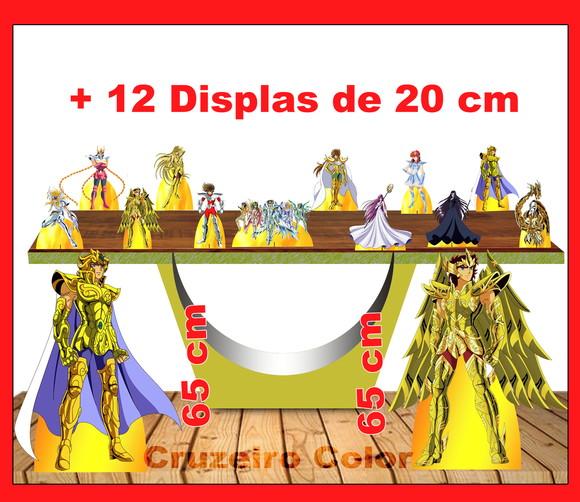 Totem De Chão Cavaleiros Zodiaco E Displays De Mesa