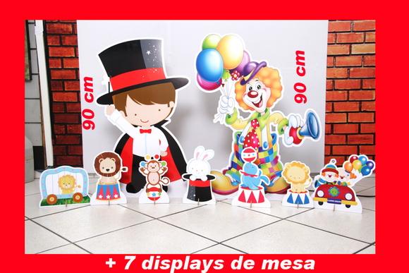 Totem De Chão Circo E Displays De Mesa