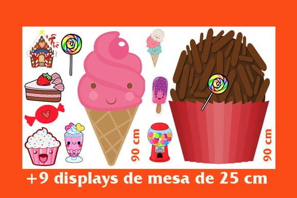 Totem De Chão Doces E Displays De Mesa