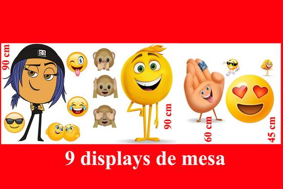 Totem De Chão Emoji E Displays De Mesa