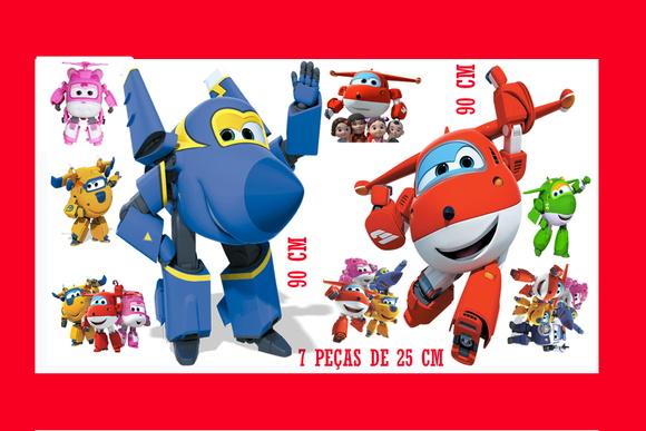 Totem de chão Kit SUPER WINGS e Displays de mesa