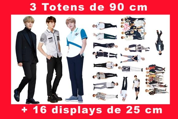 Totem De Chão Kpop Bts E Displays De Mesa 15 Peças
