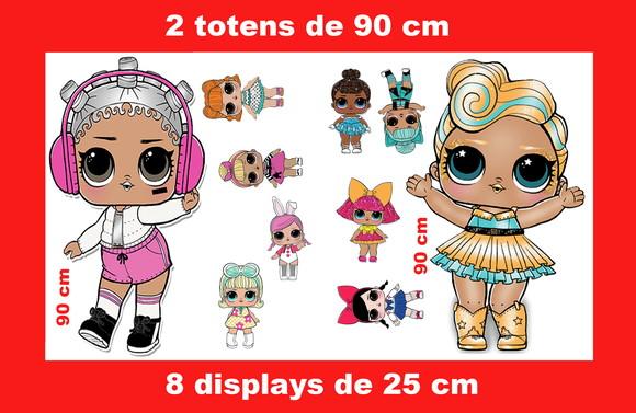 Totem De Chão Lol Surprise E Displays De Mesa