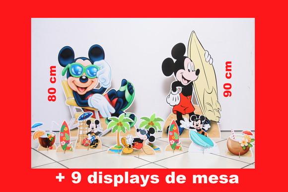 Totem De Chão Mickey Praia E Displays De Mesa