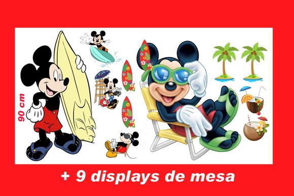 Totem De Chão Mickey Praia E Displays De Mesa