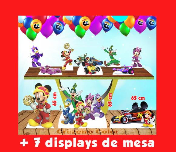 Totem de Chão Mickey Piloto e Displays De Mesa