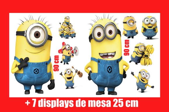 Totem de Chão Minions e Displays de Mesa