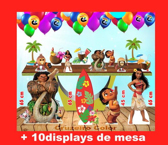 Totem de Chão Moana e Displays de Mesa
