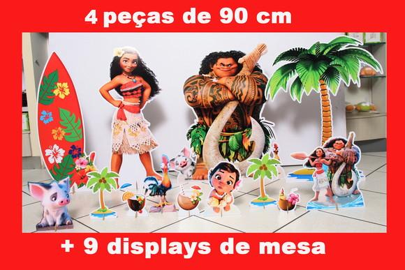 Totem de Chão Moana e Displays De Mesa