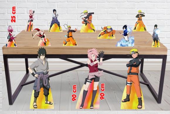 Totem de Chão Naruto e Displays de Mesa