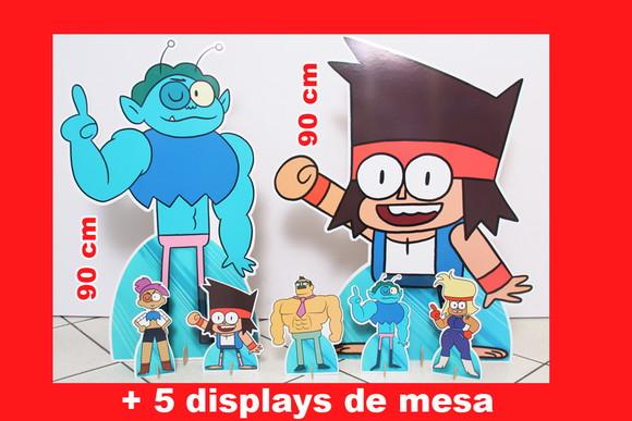 Totem De Chão Ok Ko Let's Be Heroes Ko E Displays De Mesa
