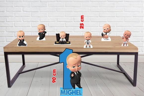 Totem de Chão o Poderoso Chefinho e Displays de Mesa