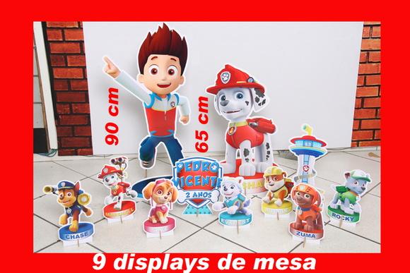 Totem De Chão Patrulha Canina E Displays De Mesa