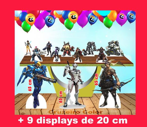 Totem De Chão Overwatch E Displays De Mesa