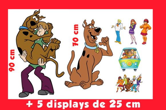 Totem de Chão Scooby-doo e Displays de Mesa