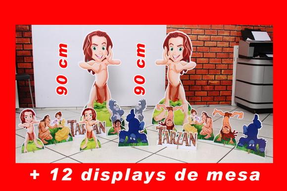 Totem De Chão Tarzan E Displays De Mesa