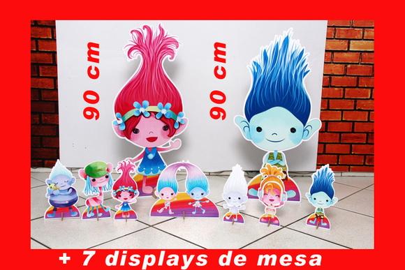 Totem De Chão Trolls Cut E Displays De Mesa