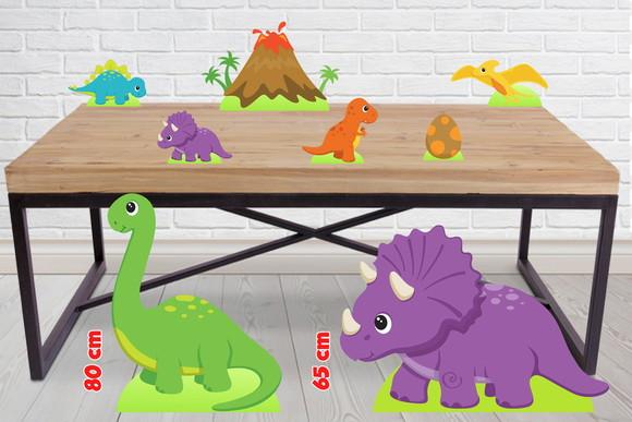 Totem Dinossauro Cut E Displays Para Enfeite De Aniversario