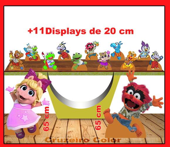Totem display chão Muppets babies para enfeite de festa