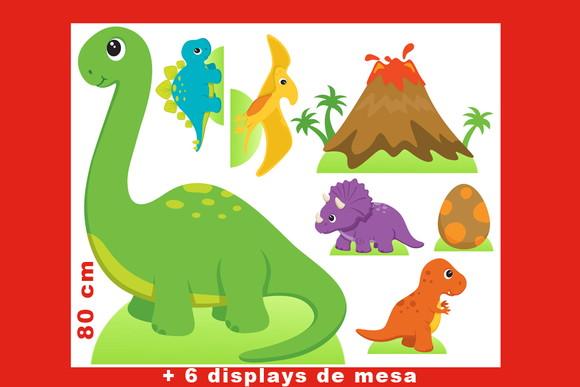 Totem Dinossauros,displays Para Enfeite De Aniversario