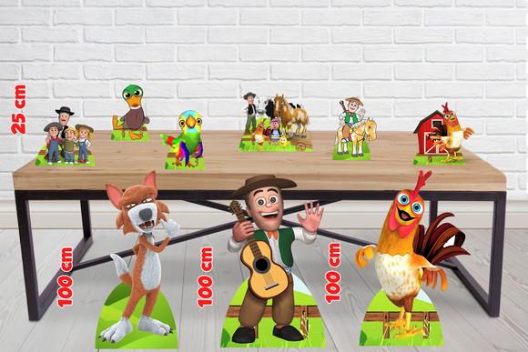 Totem Fazenda Do Zenon 100 Cm E Displays De Mesa