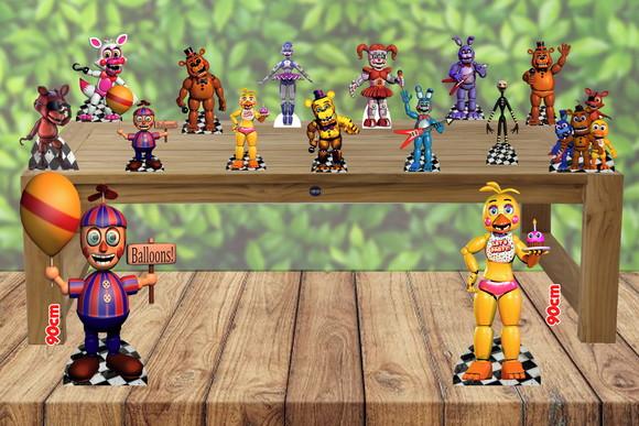 Totem Five Night, totem enfeite de aniversario versão