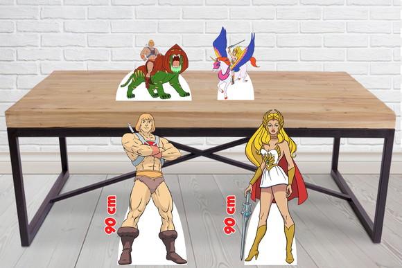 Totem Heman e Displays de mesa