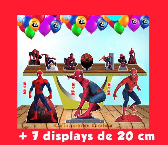 Totem Homem Aranha De Chão E Displays Mesa