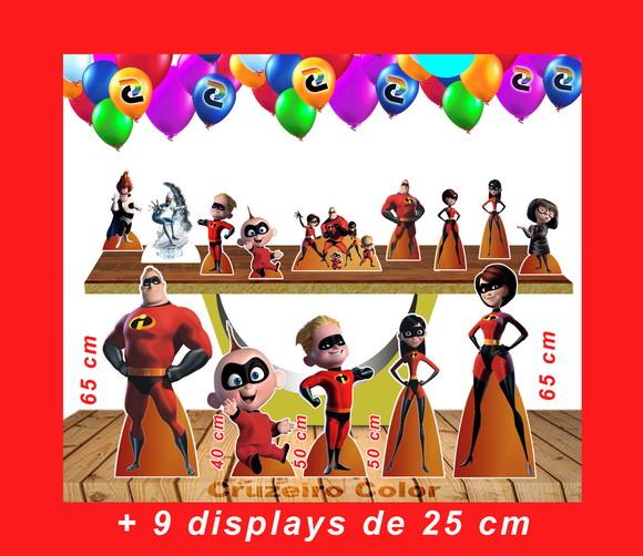 Totem Kit Festa Os Incriveis E Displays De Mesa