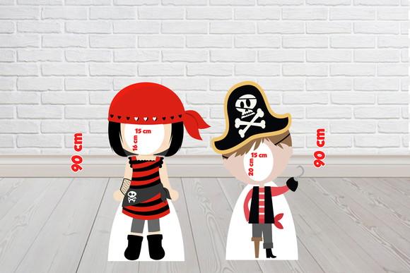 Totem Piratas Para Tirar Foto, Display De Chão