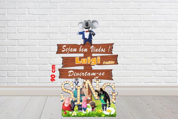 Totem Sinalização Sing