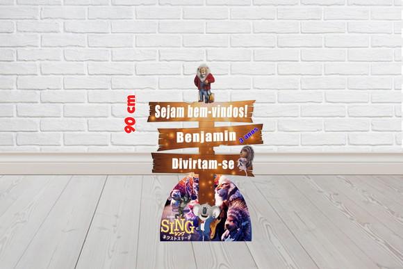 Totem Sinalização Sing 2