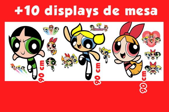 Totem Super Poderosas e Displays de Mesa