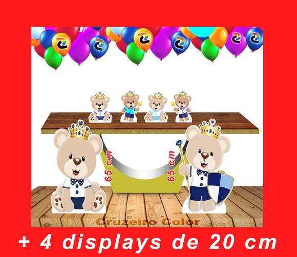 Totem Ursinho Principe e Displays de mesa
