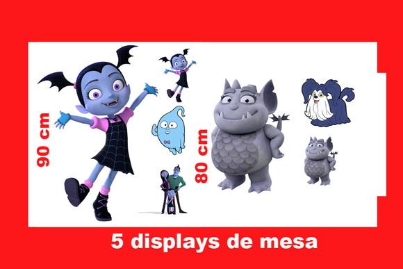 Totem Vampirina E Displays De Mesa Enfeite De Aniversario