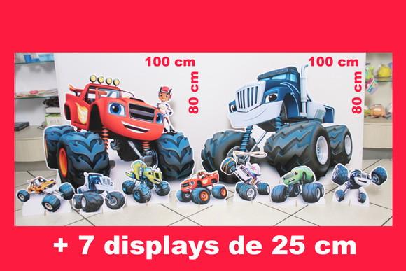 Totens Blaze Monster Machine+displays de Mesa