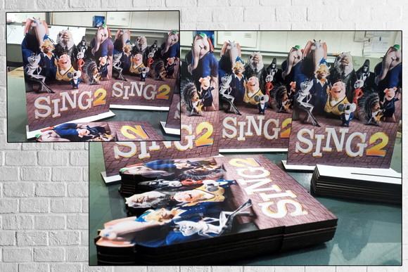 Centro de Mesa Enfeite para Festa Sing 2 com 10 Unidades