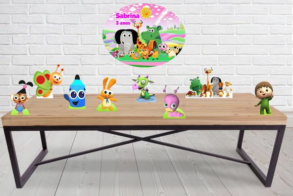 Display Baby Tv ,totem Enfeite de Aniversario com Elipse