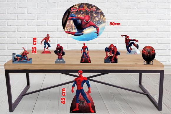Display Homem Aranha com Elips, Totem Enfeite de Aniversario