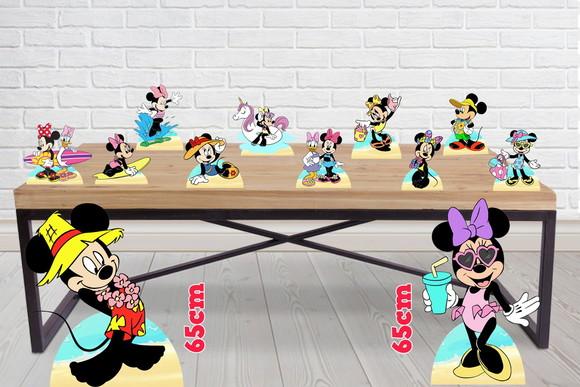 Display Minnie Pool Party, Totem Enfeite de Aniversario