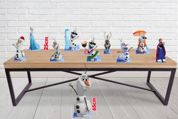 Display Olaf, Totem Enfeite de Aniversario