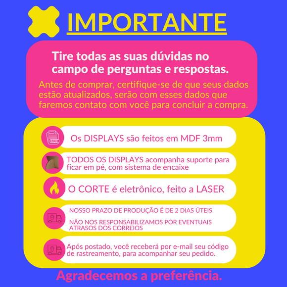 Display para Centro de Mesa Guardiões da Galáxia