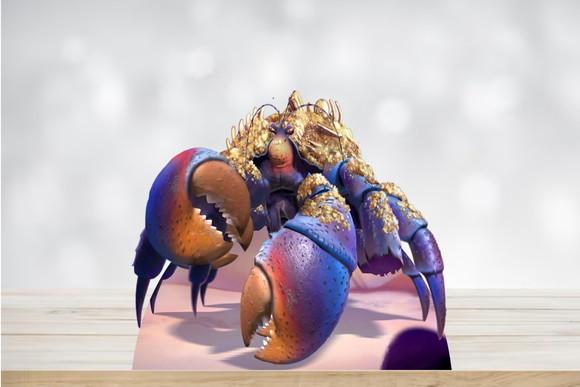 Display Tamatoa do Filme Moana Totem Enfeite de Aniversario