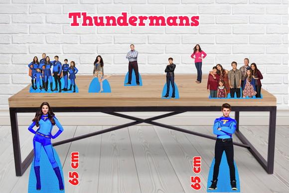 Display Thundermans , Totem Enfeite de Aniversario