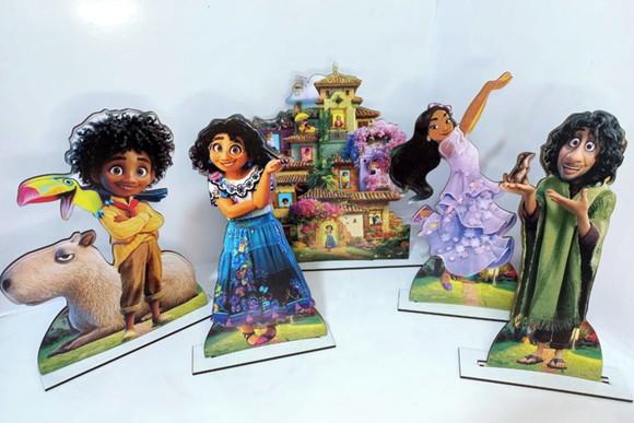 Enfeite para Festa Encanto Centro de Mesa com 12 Unidades