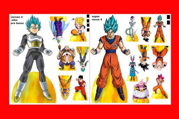 Kit Totem de Chão Dragon Ball Super e Displays de Mesa