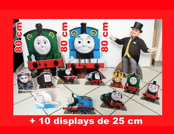 Kit Totem de Chão Thomas e Friends Mais Displays de Mesa