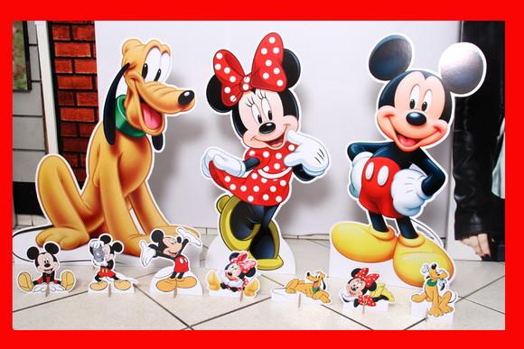 Kit Totem de Chão Turma do Mickey e Displays de Mesa