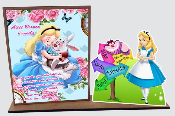 Lembrancinha Alice no País das Maravilhas com 10 Unidades