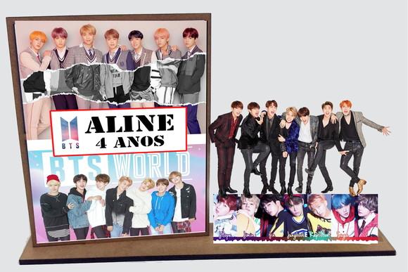 Lembrancinha Bts com 10 Unidades Porta Retrato